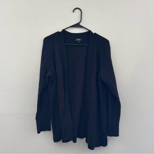 Express Black Knit Cardigan Sweater